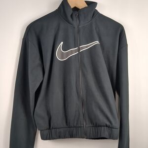 Nike Jacket Women Small Dri Fit Swoosh Run Running Lightweight Pockets